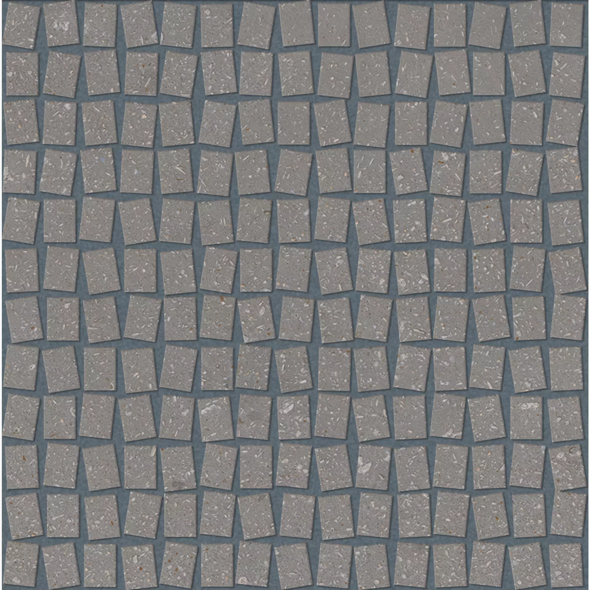 Imola Blox Grigio Natural Flat Matt Mosaic 174558 30,5x31cm rectified 6,5mm