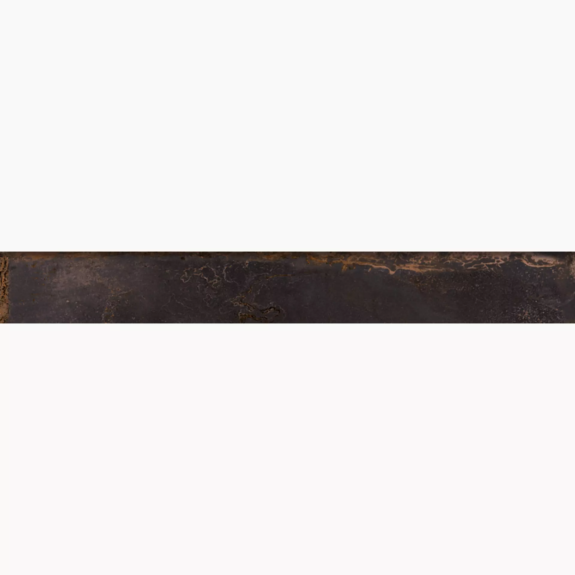 Sant Agostino Oxidart Black Natural Skirting board CSABOXBL60 7,3x60cm rectified 10mm