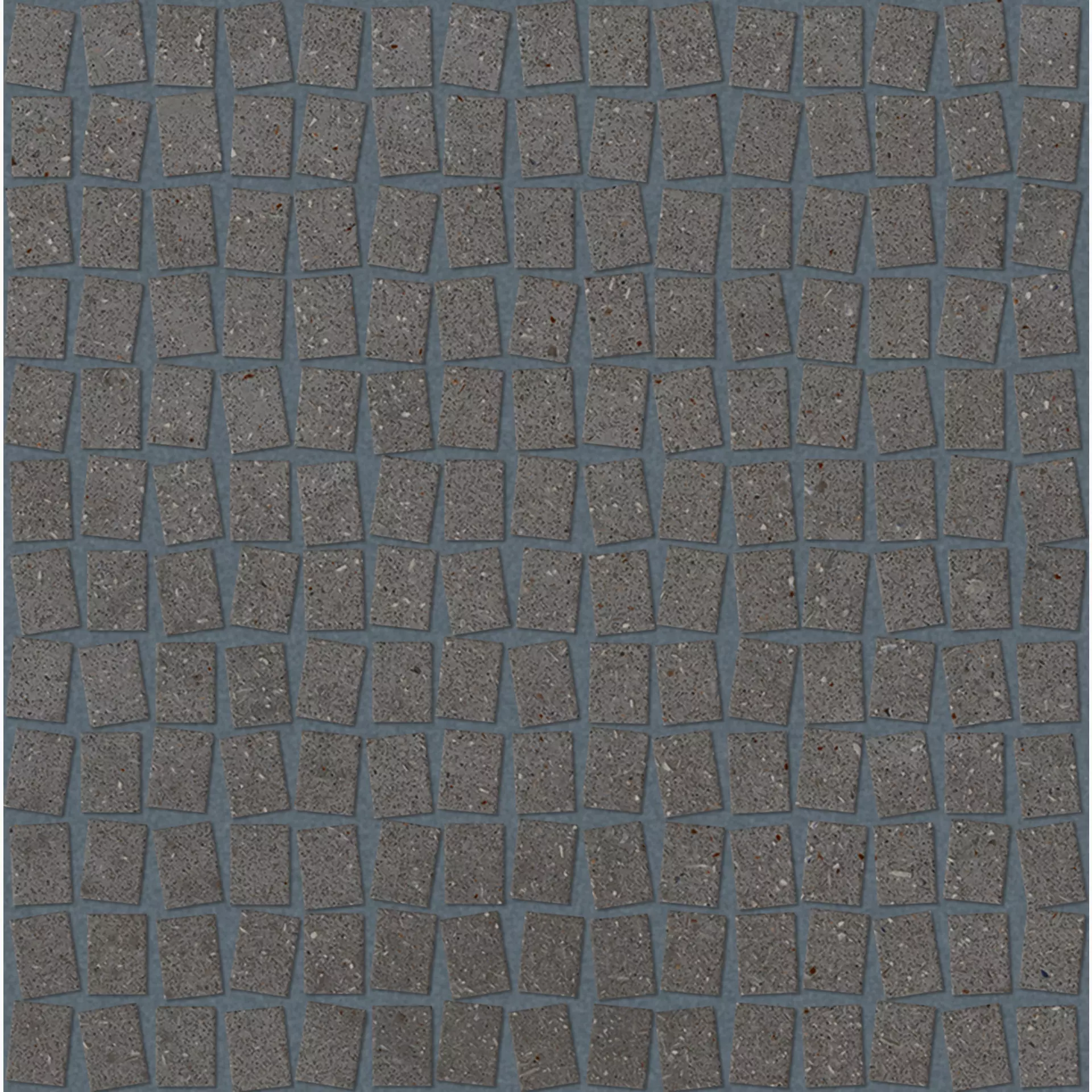 Imola Blox Grigio Scuro Natural Flat Matt Mosaic 174557 30,5x31cm rectified 6,5mm
