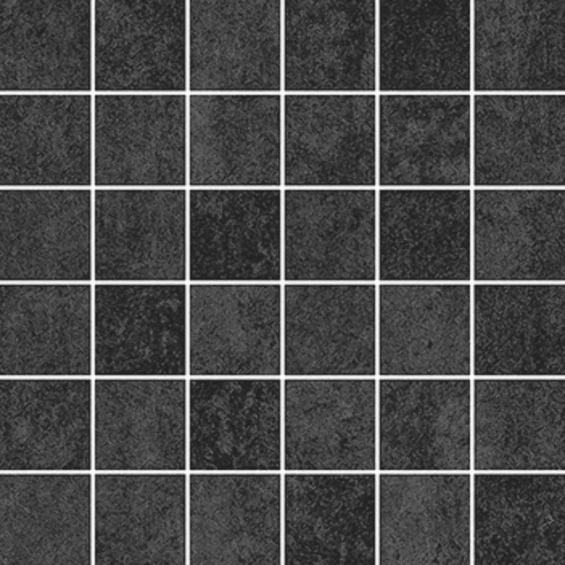 Wandfliese,Bodenfliese Villeroy & Boch Daytona Dark Grey Matt Dark Grey 2706-BP90 matt 5x5cm Mosaik (5x5) rektifiziert 6mm