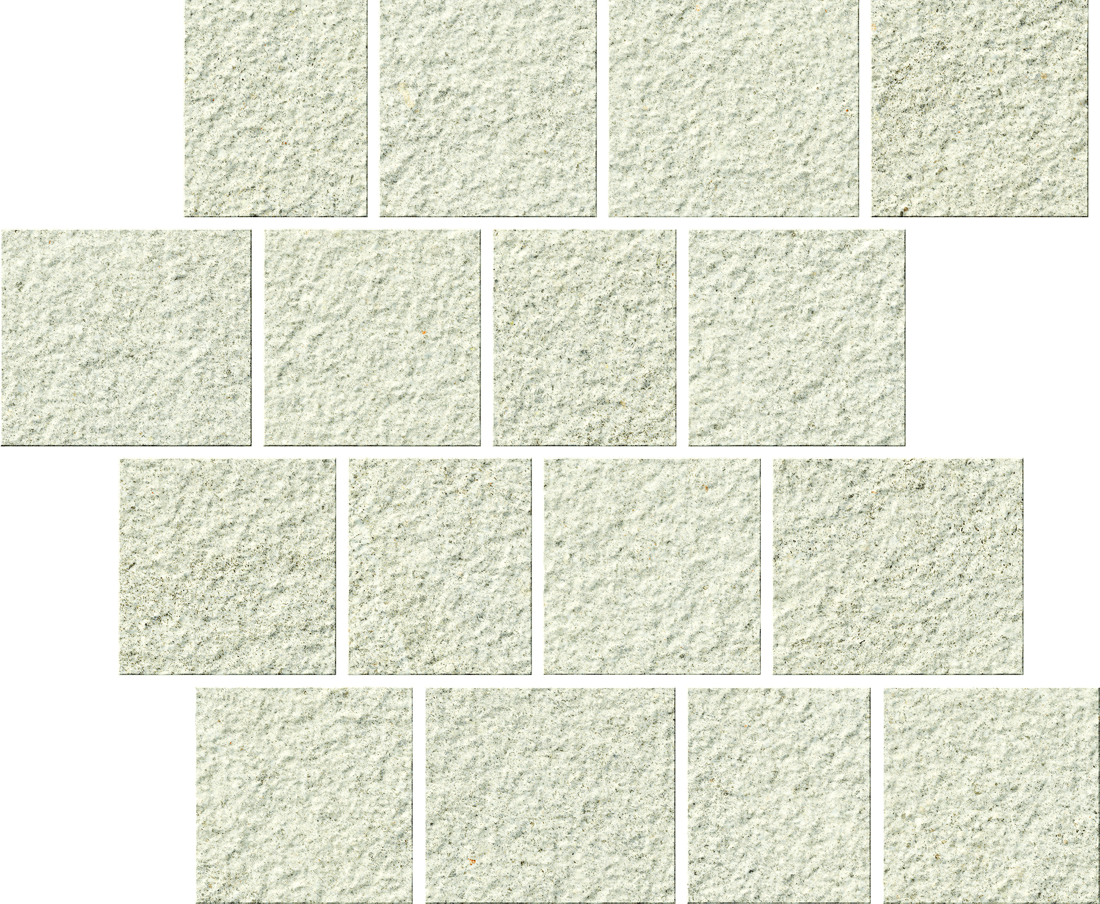 Serenissima Eclettica Bianco Rock Mosaic Pave 1081799 30x30cm rectified 9,5mm