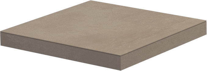 Del Conca Timeline Taupe Htl9 Naturale Corner plate Step Right G3TL09RGD 33x33cm rectified 8,5mm