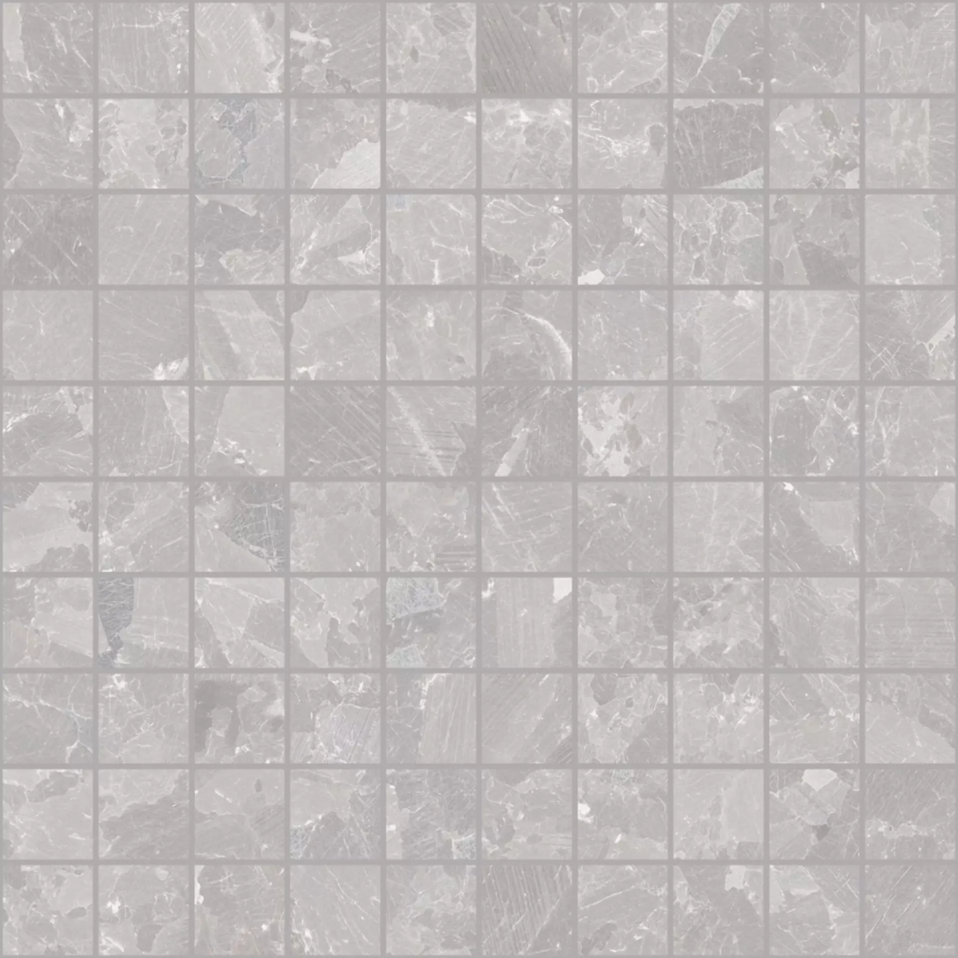 41zero42 Solo Grey Naturale Mosaic 4100546 30x30cm rectified 9mm