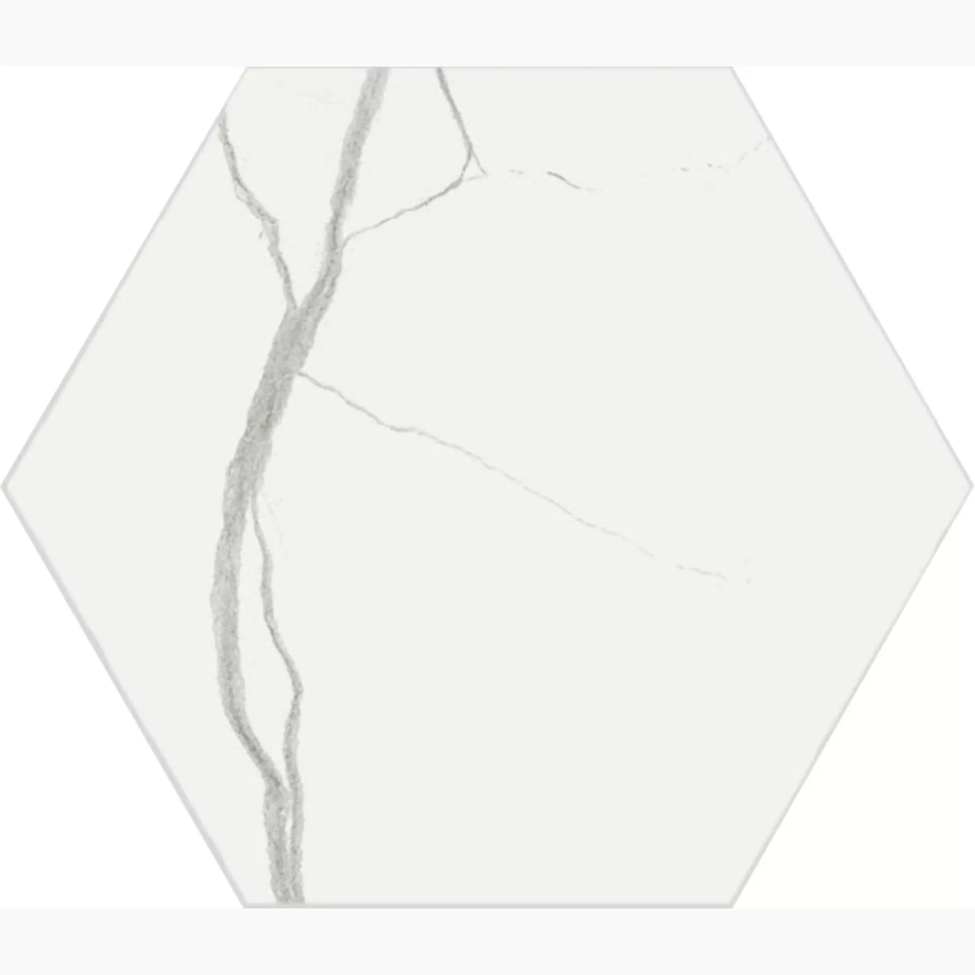 41zero42 Mate Bianco Naturale Hexagon 4100068 19,5x22,5cm rectified 9,5mm