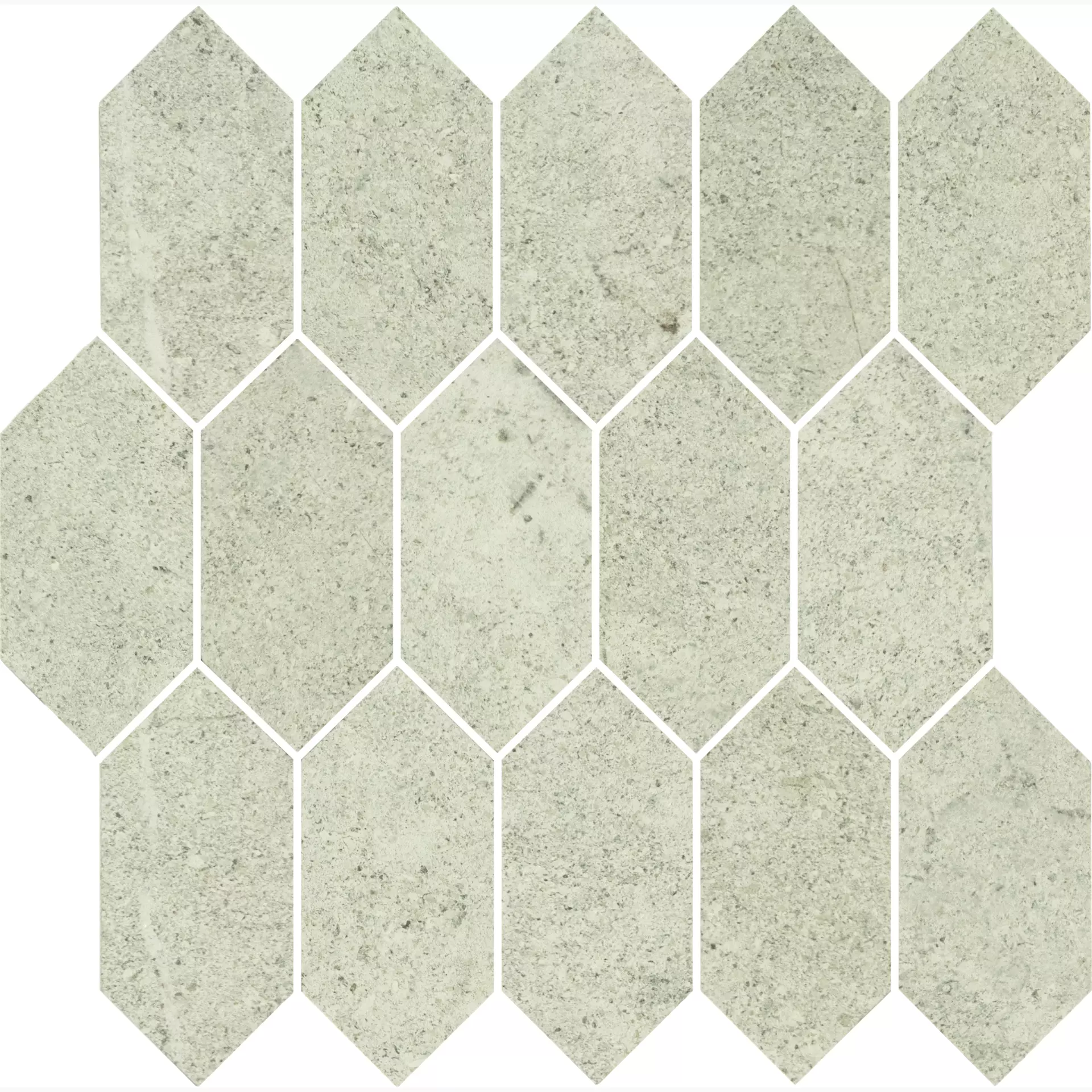 Cercom Archistone White Naturale Mosaic Losanga 1081967 30x30cm rectified