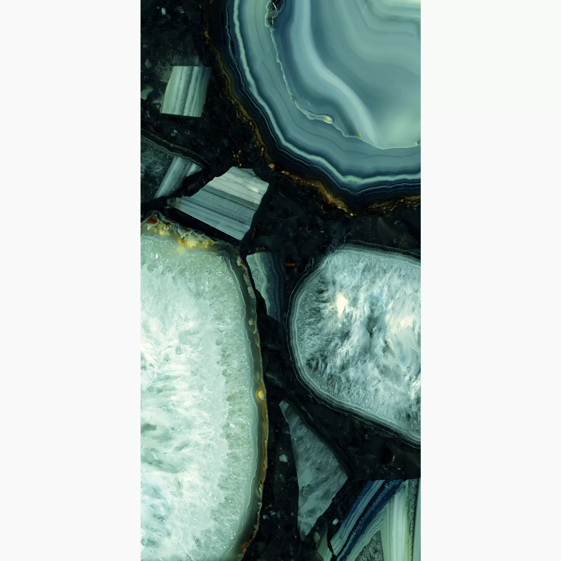 Emilceramica Tele Di Marmo Precious Crystal Azure Full Lappato Crystal Azure ELN4 gelaeppt 60x120cm rektifiziert 9,5mm