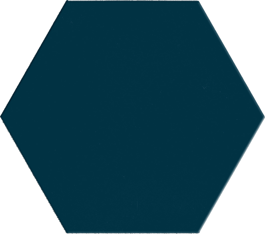 Terratinta Hexa Deep Navy Matt Hexagon TTHXF12N 14x16cm 8,5mm