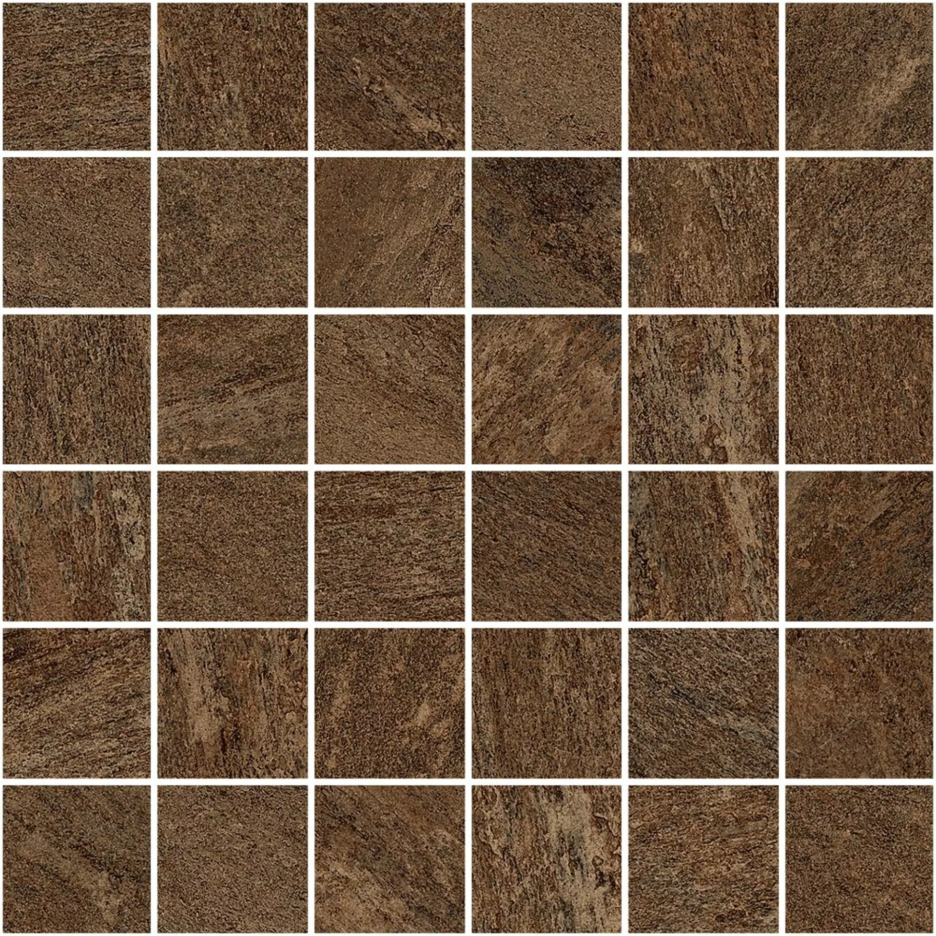 Century Stonerock Rust Stone Naturale Mosaik (4,7x4,7) 0120292 30x30cm rektifiziert 9mm