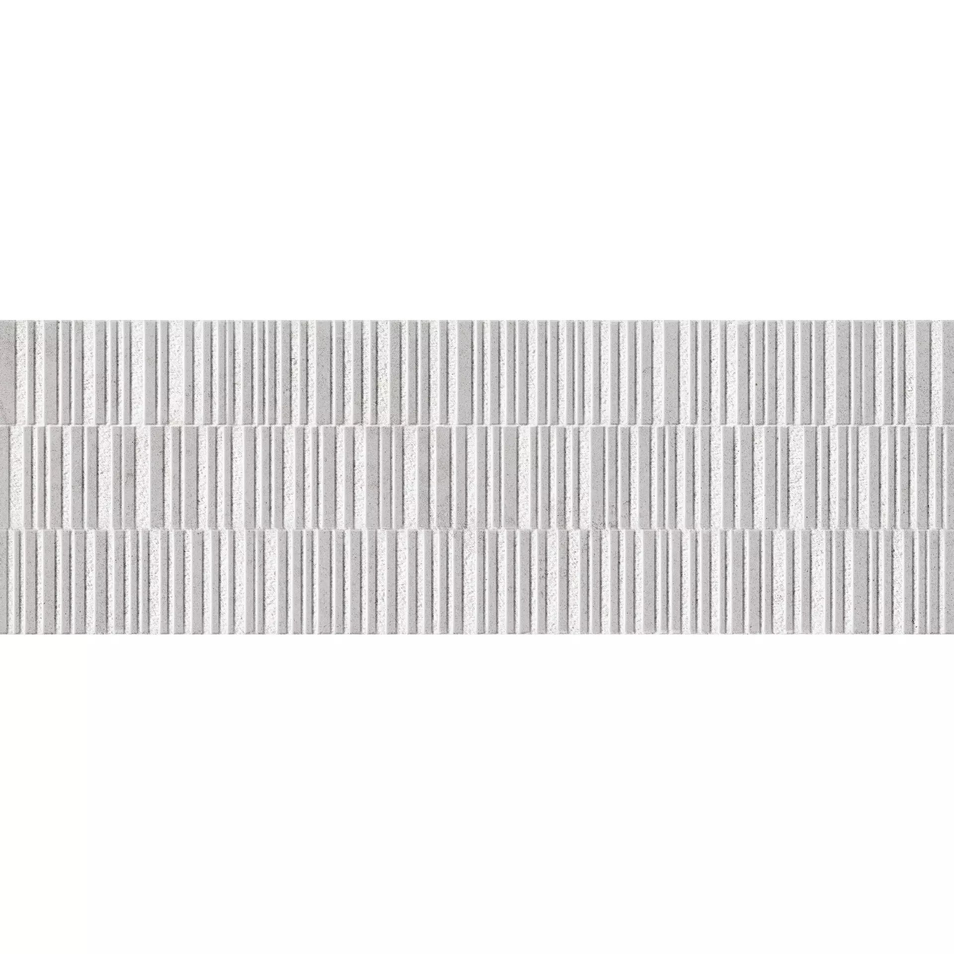 Wandfliese Marazzi Naturalia Bianco Bianco MENF 33x100cm Codex 3D rektifiziert 10mm