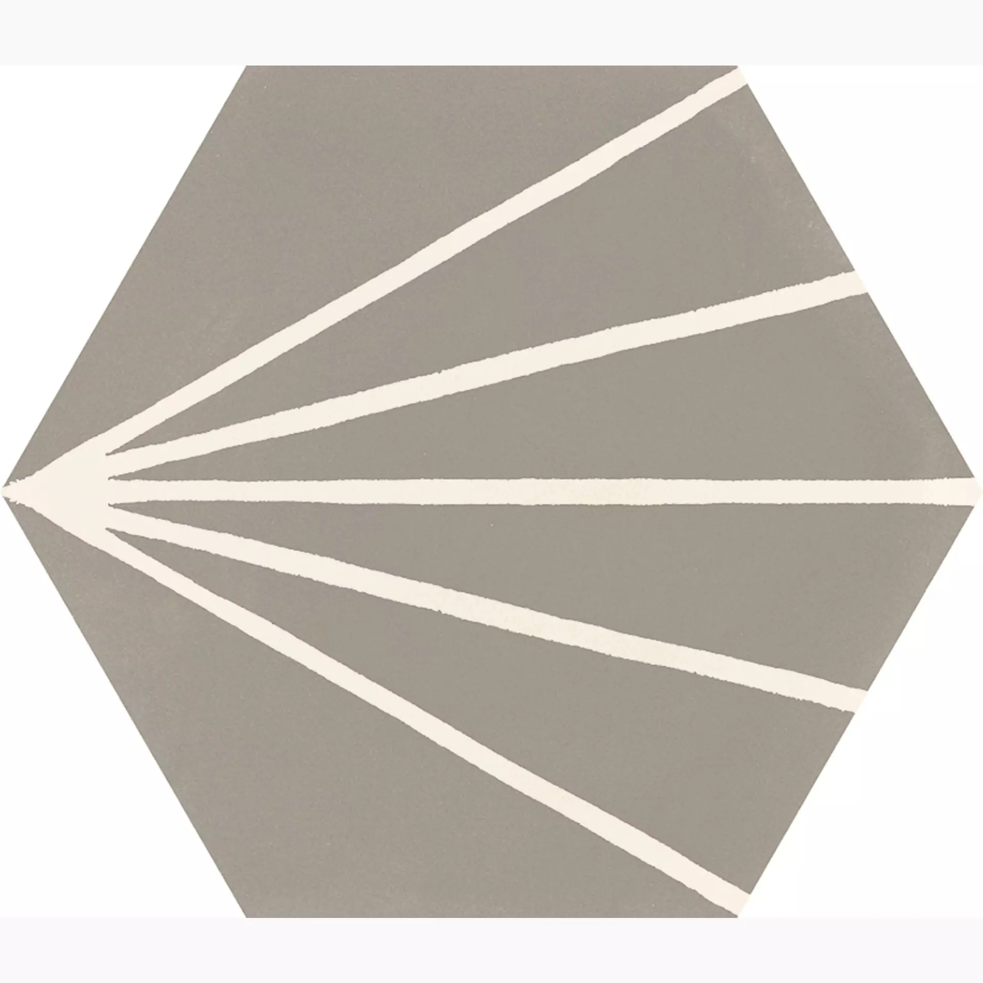 Ragno Stratford Grey Naturale – Matt Decor Tratto Esagona R8YQ naturale – matt 18,2x21cm 10mm