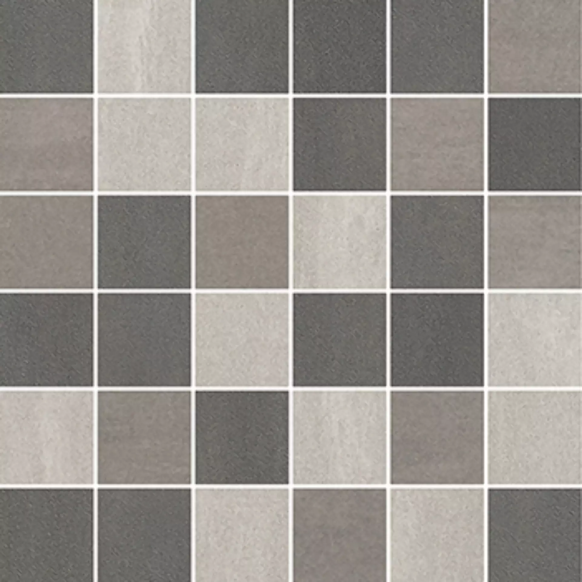 Wandfliese,Bodenfliese Villeroy & Boch Unit Four Wall Grey Multicolour Matt Grey Multicolour 2706-CT66 matt 5x5cm Mosaik (5x5) 6mm
