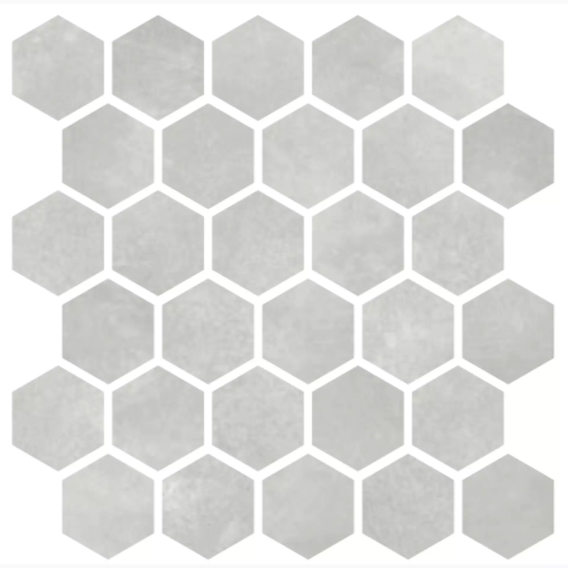 CIR Materia Prima Grey Naturale Mosaic Hexagon 1069911 27x27cm 10mm