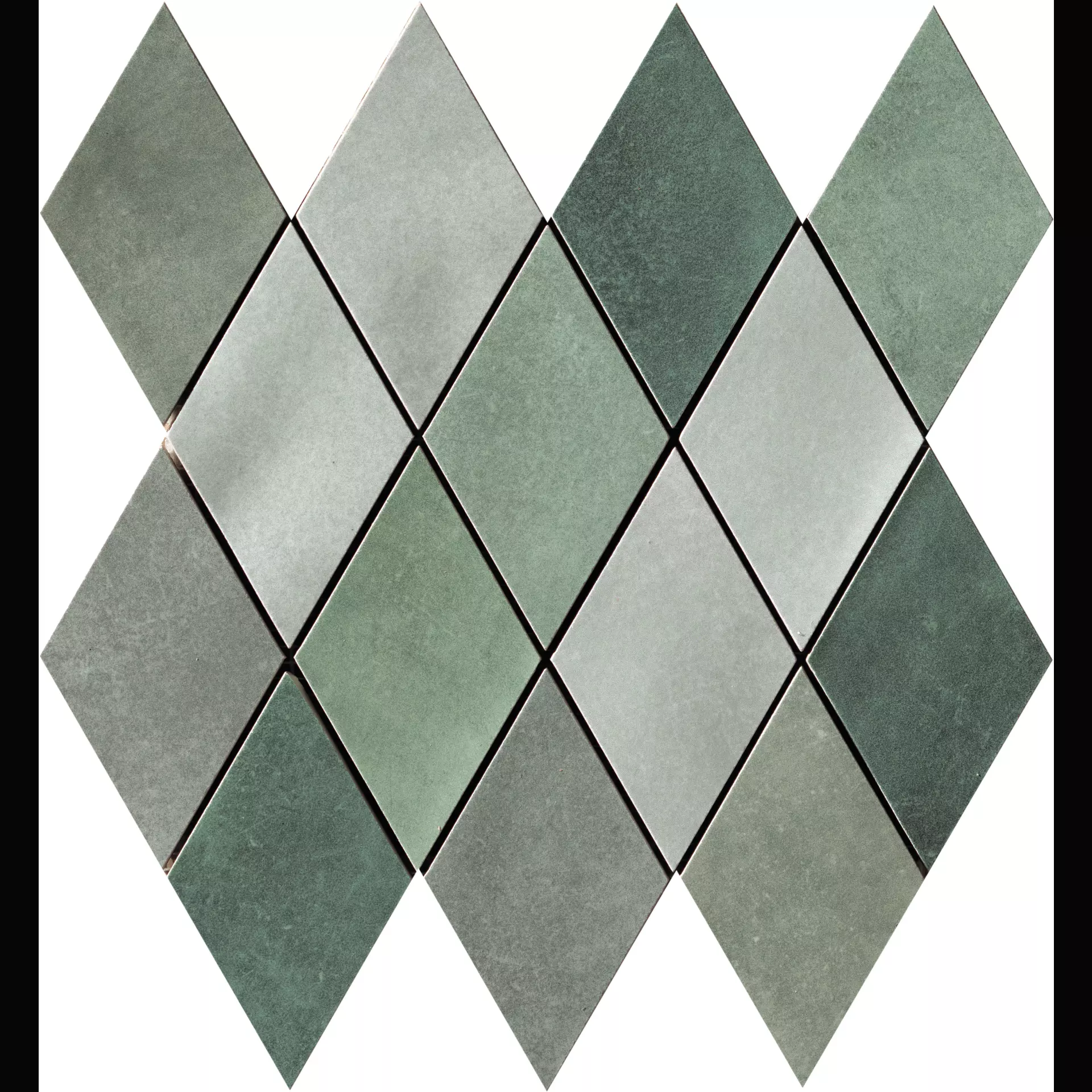 CIR Materia Prima Green Naturale Mosaic Rombo Mix 1069906 25x25cm 10mm