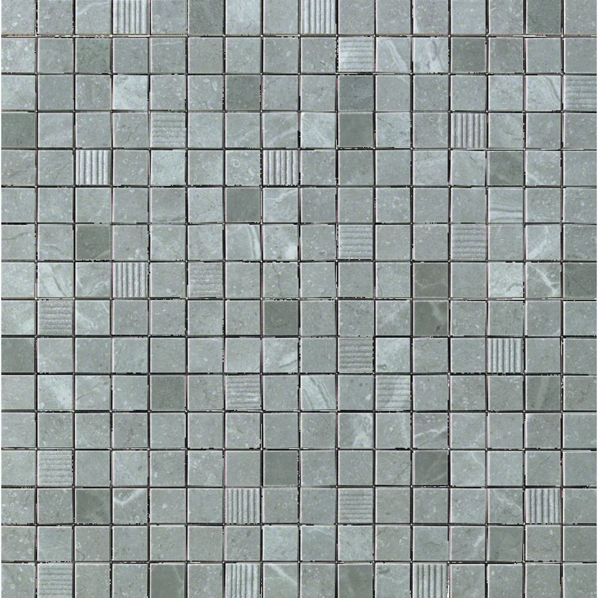 Atlasconcorde Marvel Pro Grey Fleury Lucido Grey Fleury 9MVE glaenzend 30,5x30,5cm Mosaik rektifiziert