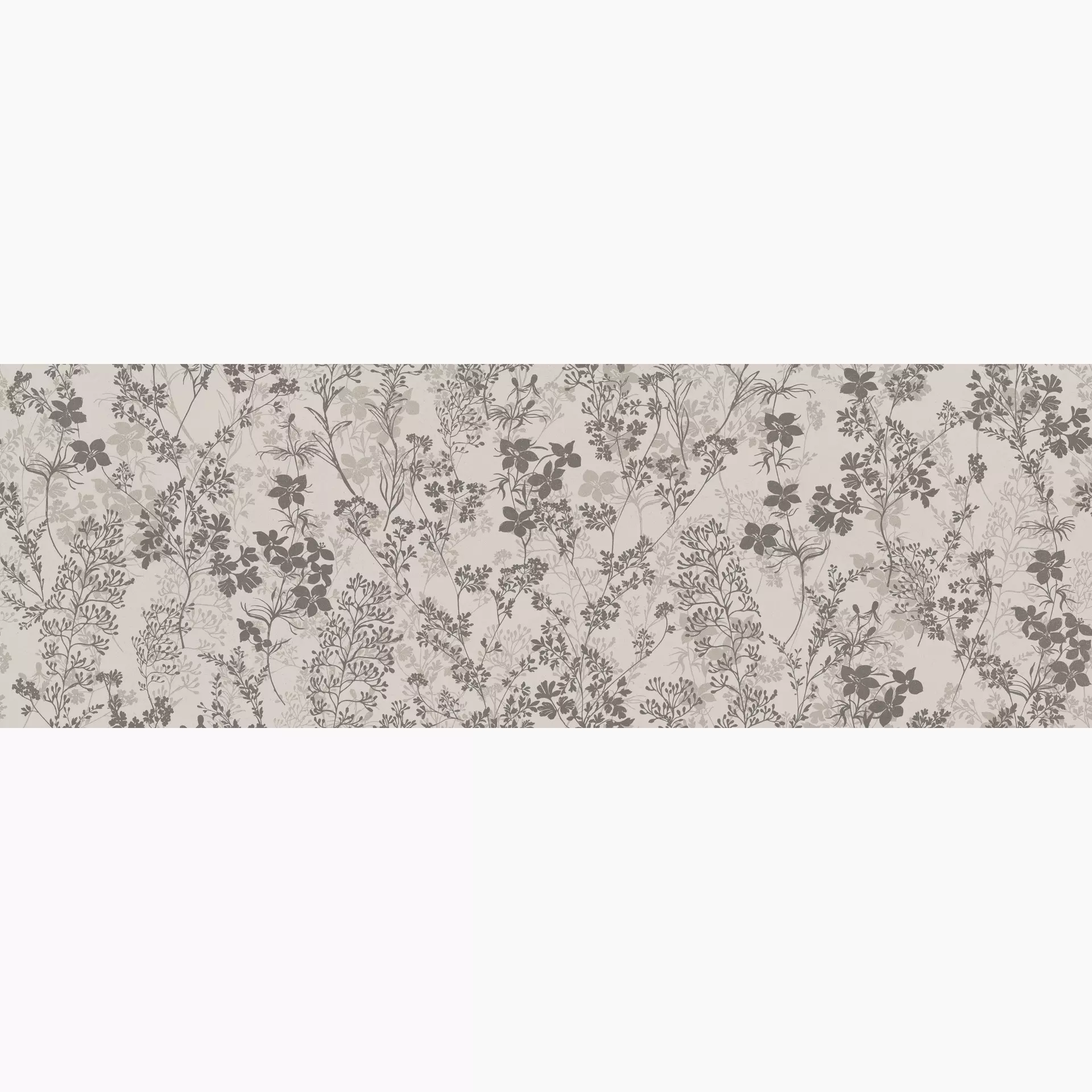 Wandfliese Marazzi Cementum Wall Caldo Matt Caldo MMDV matt 40x120cm Dekor Flowery Touch rektifiziert 6mm
