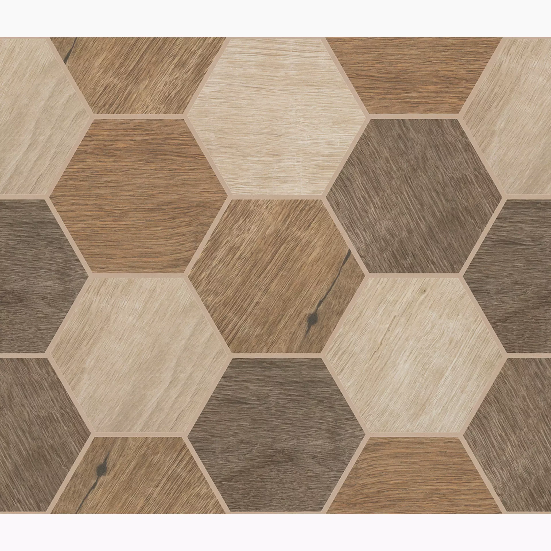 Marazzi Treverkdear Beige – Natural – Brown Naturale – Matt Mosaic Mix M0KQ 35,5x35,9cm 9,5mm
