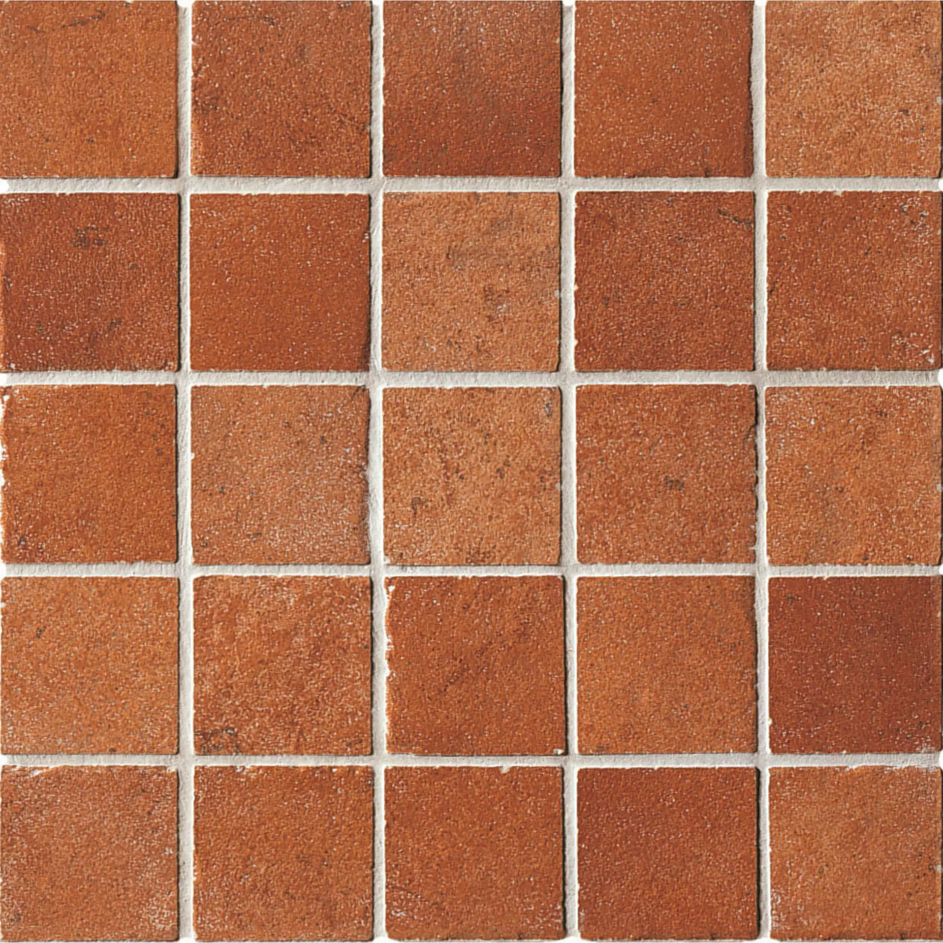 ABK Petraia Rosso Naturale Mosaic Quadretti A8537U 33,3x33,3cm 8,5mm