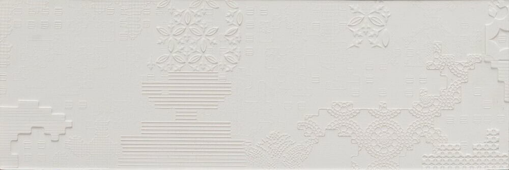 Mutina Bas Relief Bianco Relief Bianco PUBP01 struktur 18x54cm Patchwork 9mm