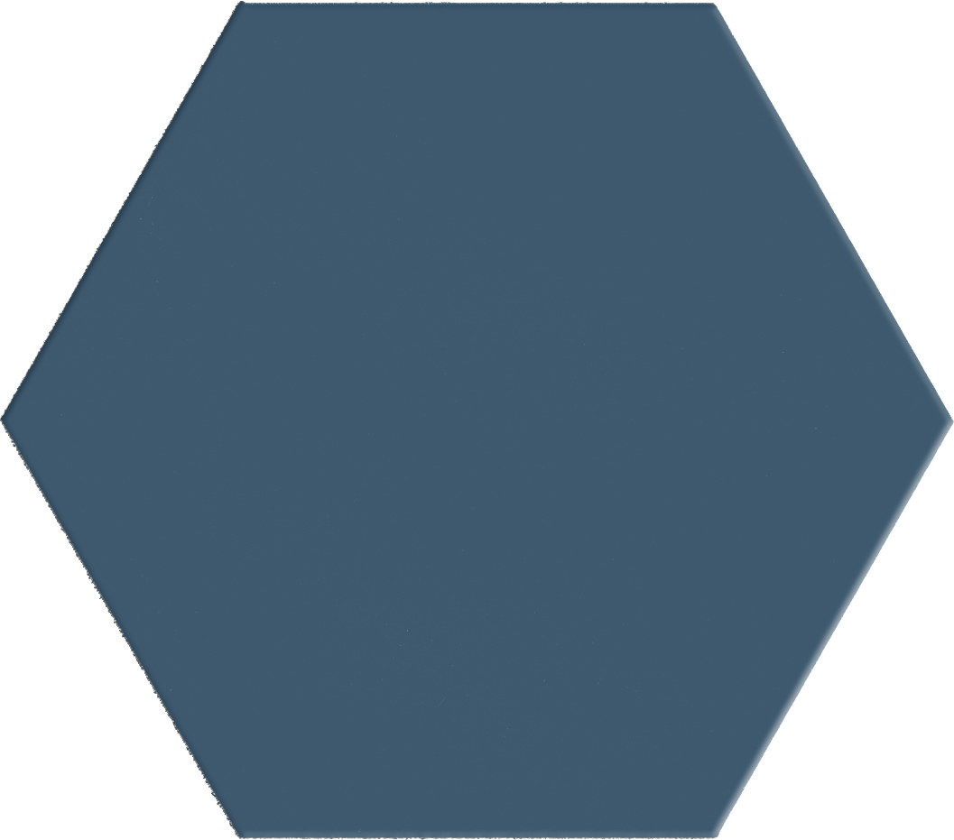 Terratinta Hexa Aegean Blue Matt Hexagon TTHXF21N 14x16cm 8,5mm
