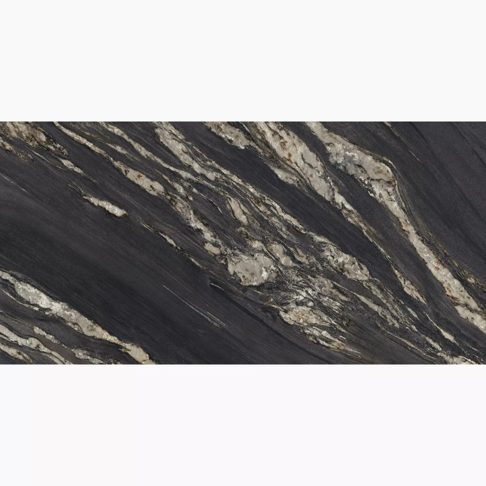 Ariostea Ultra Marmi Tropical Black Levigato Silk UM6SK157674 75x150cm rectified 6mm