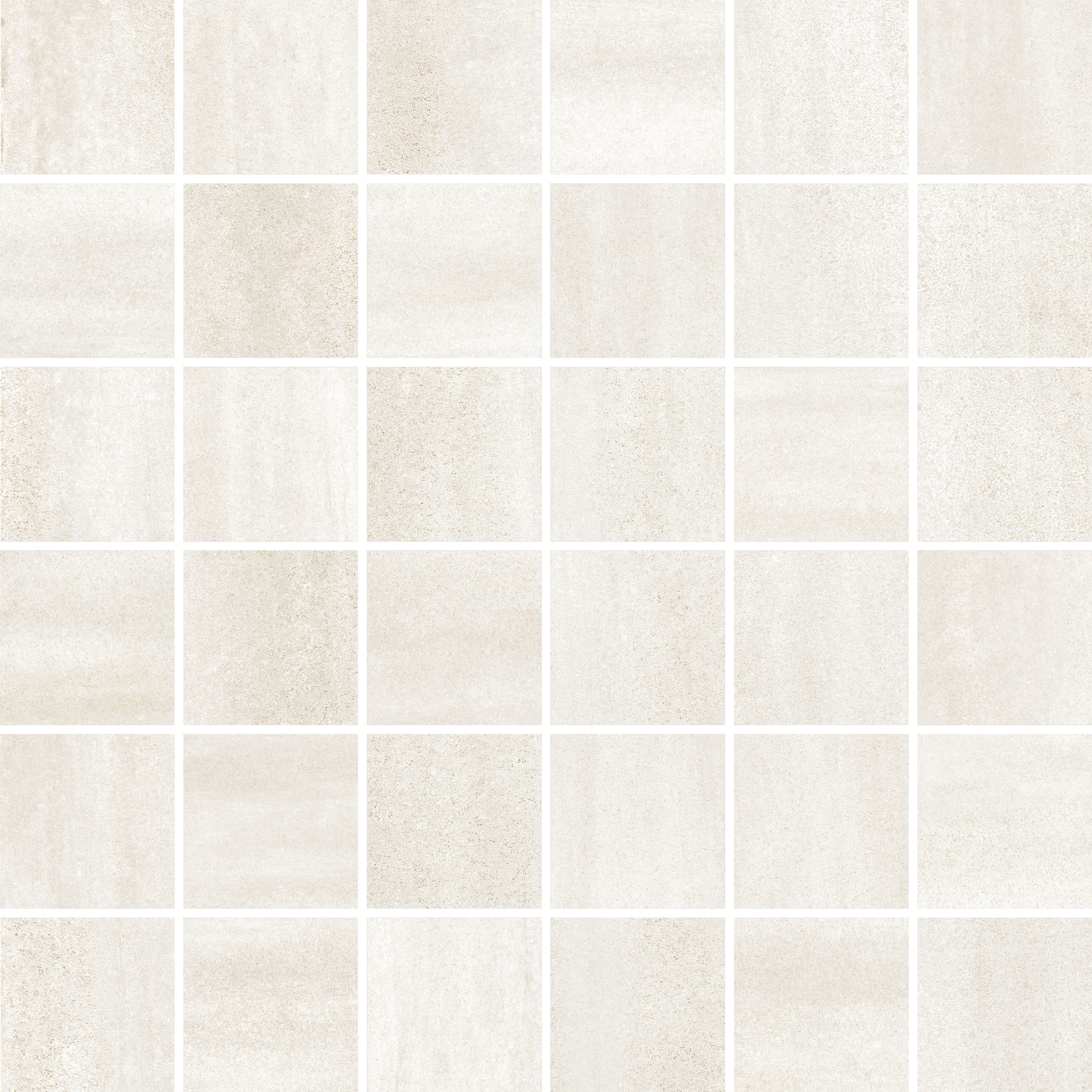 Ermes Aurelia Crossover White Naturale White PF00015114 natur 30x30cm Mosaik 5x5 8,2mm
