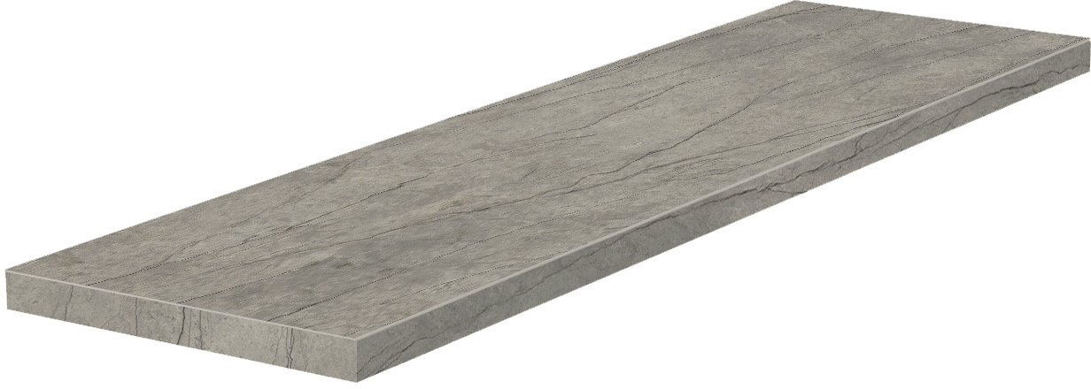 Del Conca Boutique Silver Hbo15 Naturale Corner plate Step Right G3BO15RGD 33x120cm rectified 8,5mm