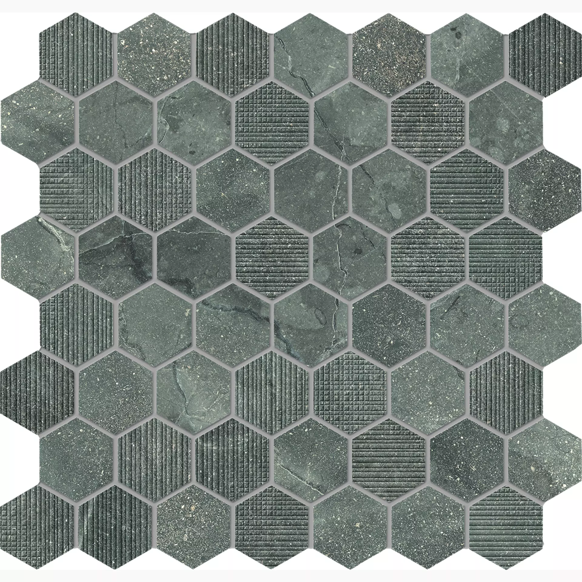 Provenza Eureka Moka Naturale Mosaic Hexagon EF4J 30x30cm 9,5mm