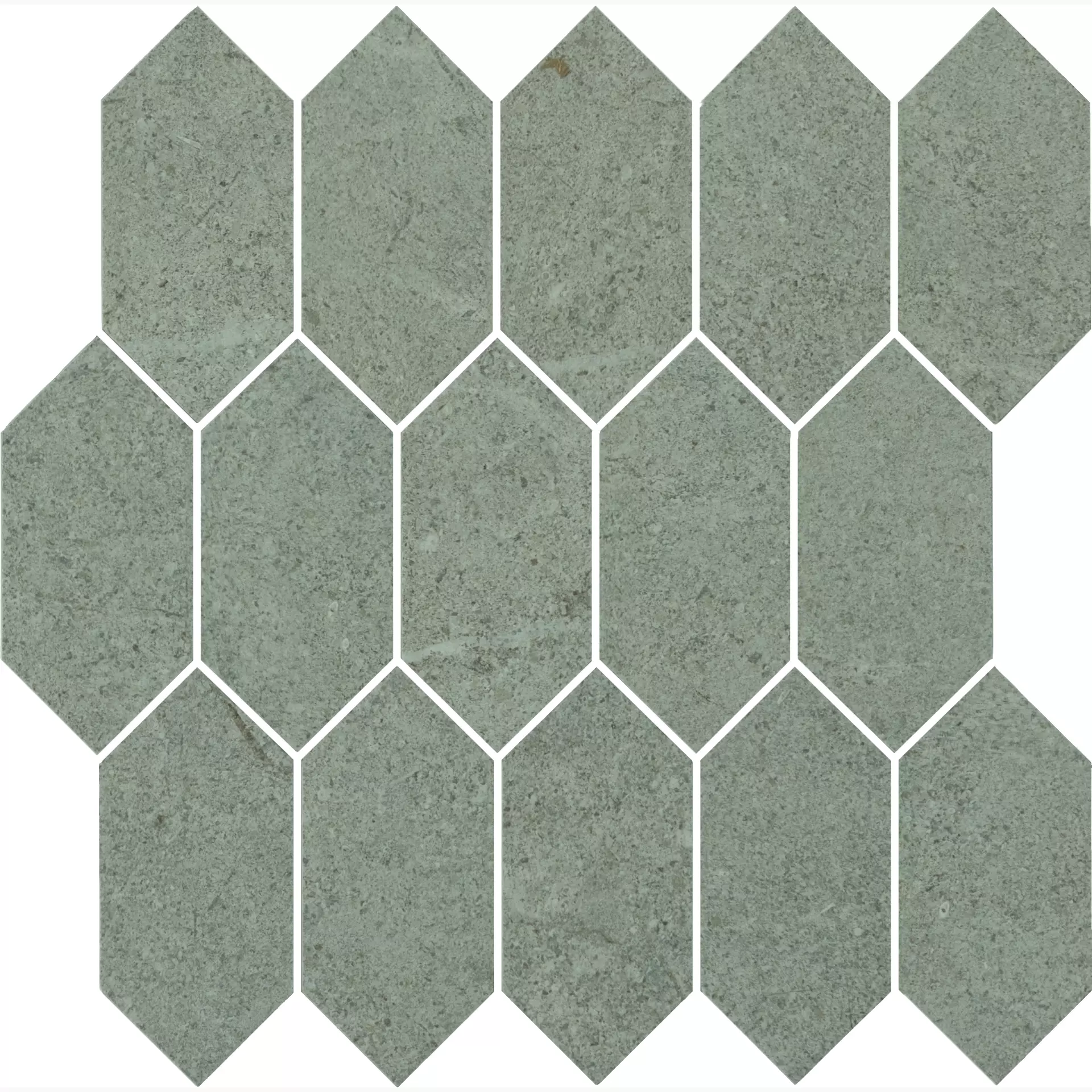 Cercom Archistone Grey Naturale Mosaic Losanga 1081964 30x30cm rectified