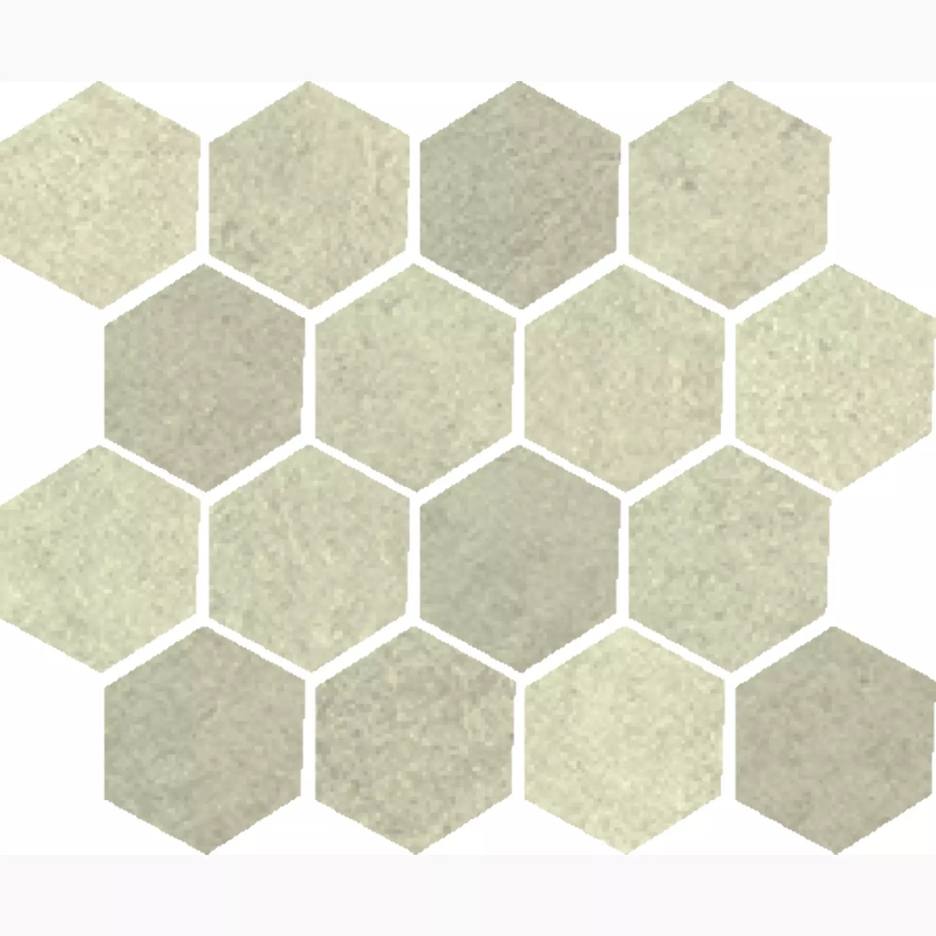 Serenissima Materica Ecru Naturale Mosaic Hexagon 1076734 25x30cm rectified
