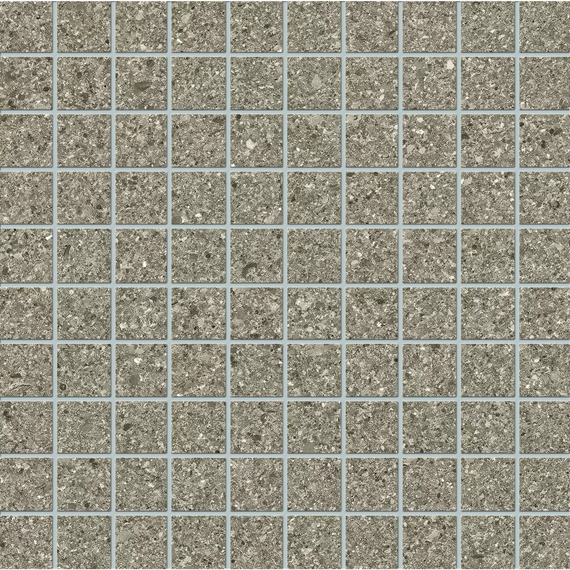 Ergon Grain Stone Fine Grain Taupe Naturale Mosaic 3x3 E0TD 30x30cm 9,5mm