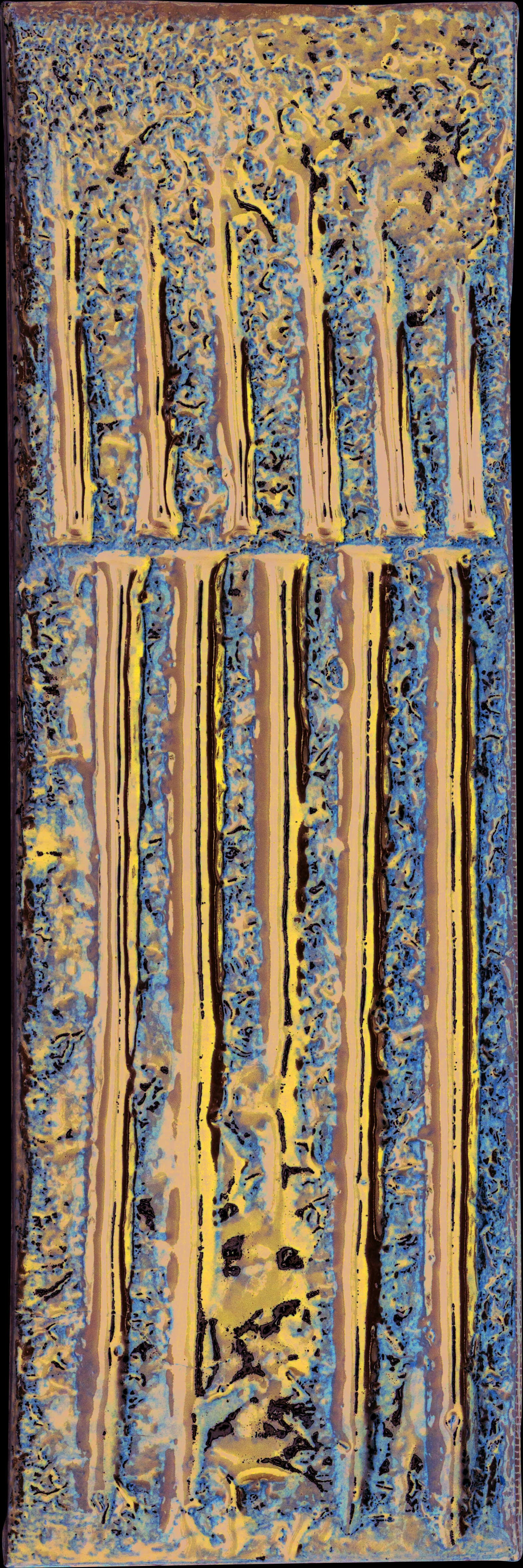 Mutina Chamotte Blu Quadra PUCQ07 7,5x22,5cm 10,7mm