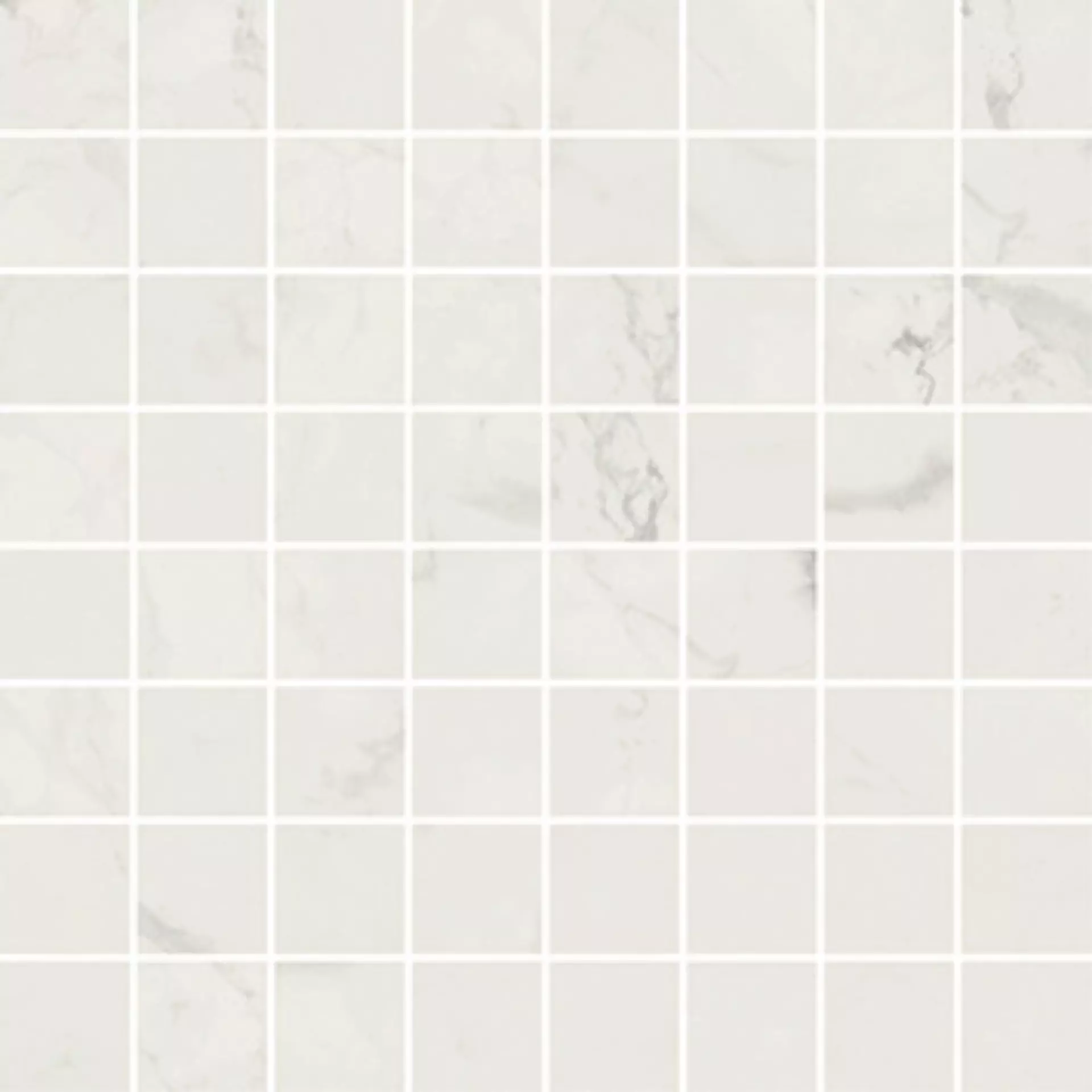 Wandfliese,Bodenfliese Villeroy & Boch Victorian White Polished White 2005-MK1P poliert 3,7x3,7cm Mosaik (3,7x3,7) rektifiziert 9mm