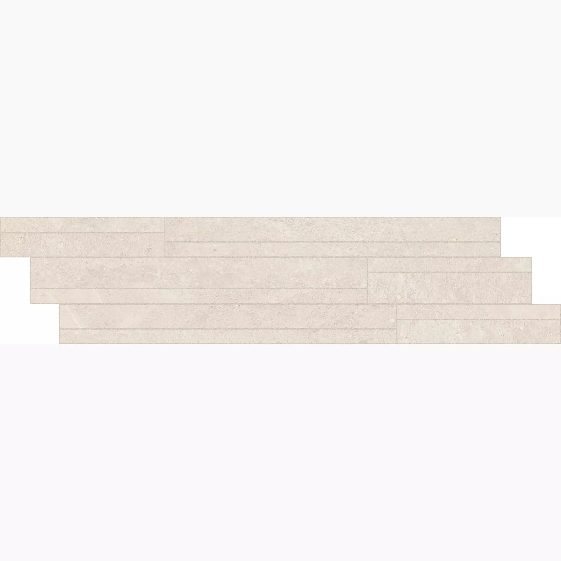 Florim Elemental Stone Of Cerim White Limestone Naturale – Lucido White Limestone 767025 glaenzend natur 15x60cm Modul Bordüre Sfalsato Mix rektifiziert 9mm