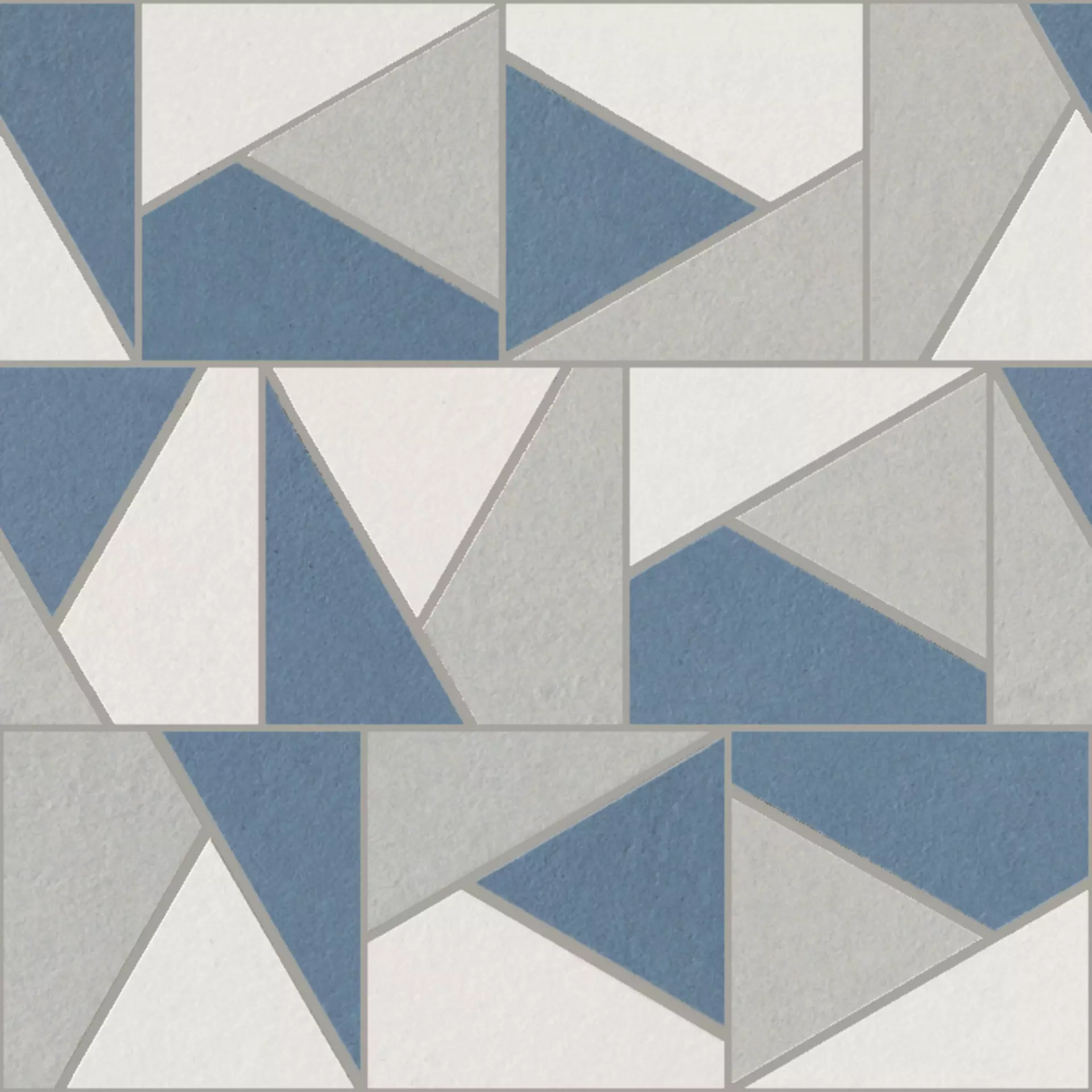 Italgraniti Nuances Freddo 2 Strideup Mosaic Triangles Mix NU00MTGF2 30x30cm rectified