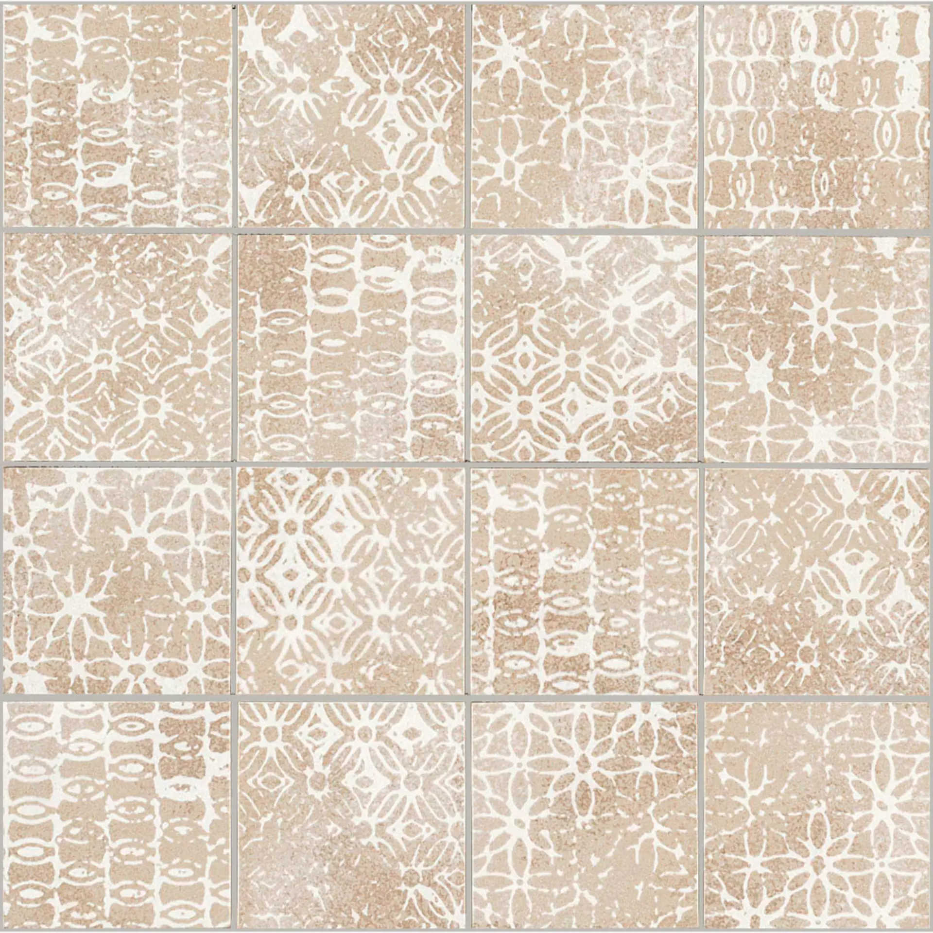 Wandfliese Marazzi Chalk Butter – Sand Naturale – Matt Butter – Sand M0CY matt natur 30x30cm Mosaik Texture 10,5mm