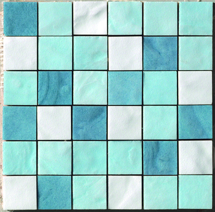 Cerasarda Trasparenze Marine Turchese Mosaic Mix 1039805 20x20cm 10mm