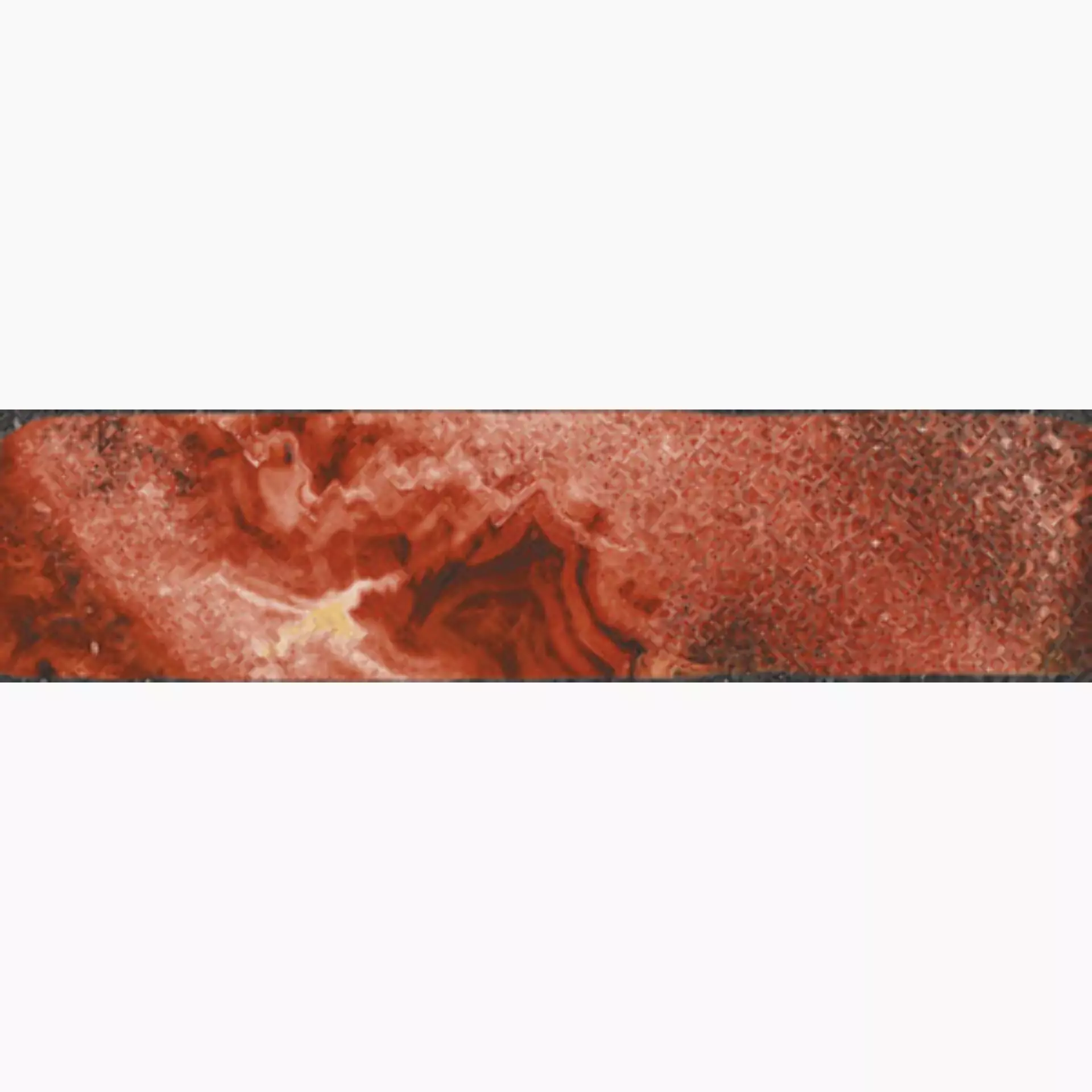 Iris Elementi Rosso Glossy Lava 537026 7,5x30cm 8,8mm