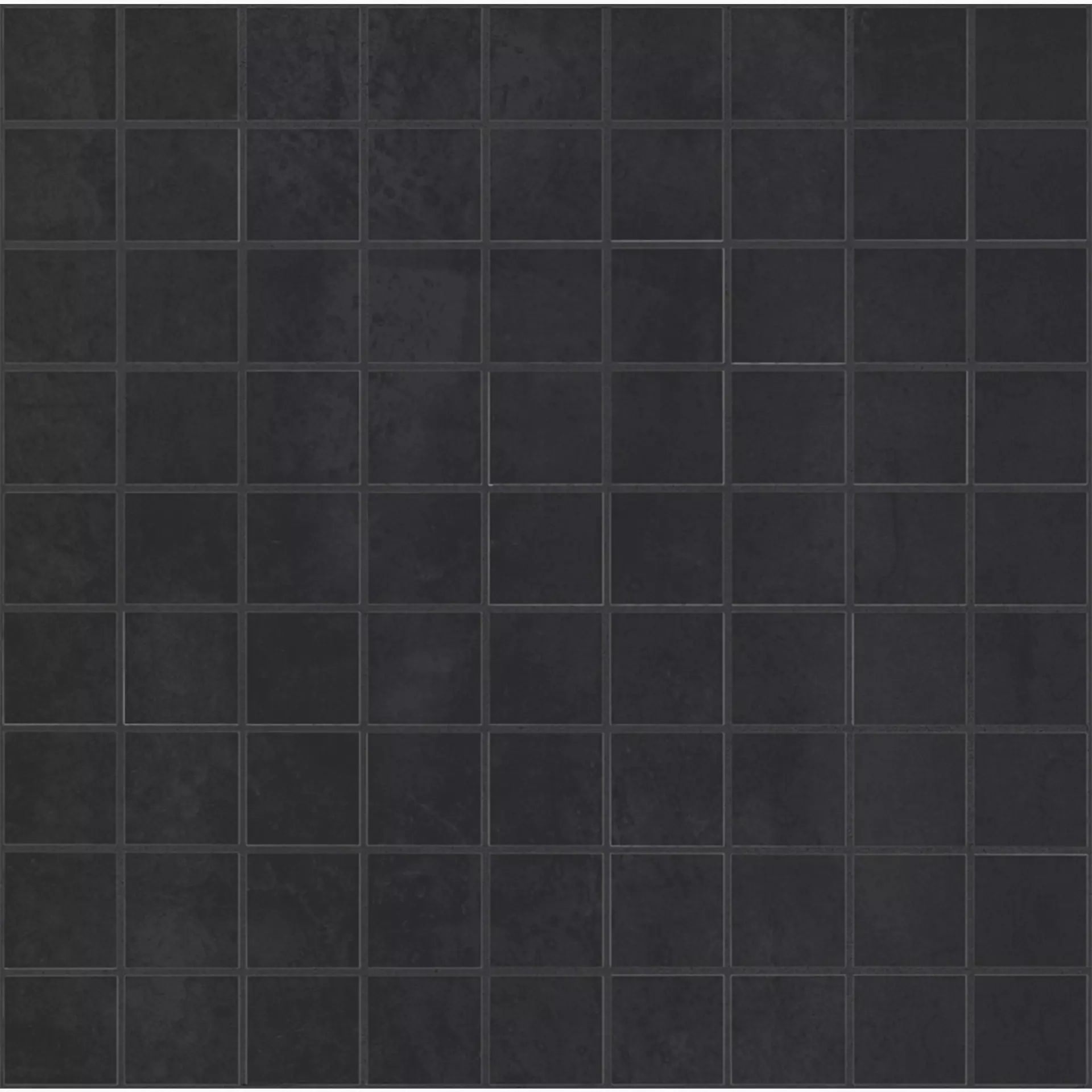 Bodenfliese,Wandfliese Marazzi Mineral Black Naturale – Matt Black M0MR matt natur 37,5x37,5cm Mosaik 10mm
