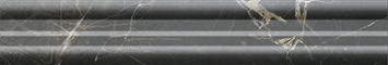 Bodenfliese Villeroy & Boch Marmochic Dark Illusion Glossy Dark Illusion 1050-MR90 glaenzend 5x30cm Bordüre rektifiziert 9mm