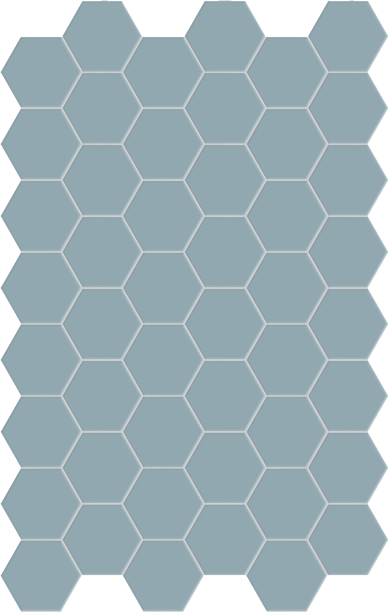 Terratinta Hexa Azure Mist Matt Hexagon TTHXF19N 14x16cm 8,5mm