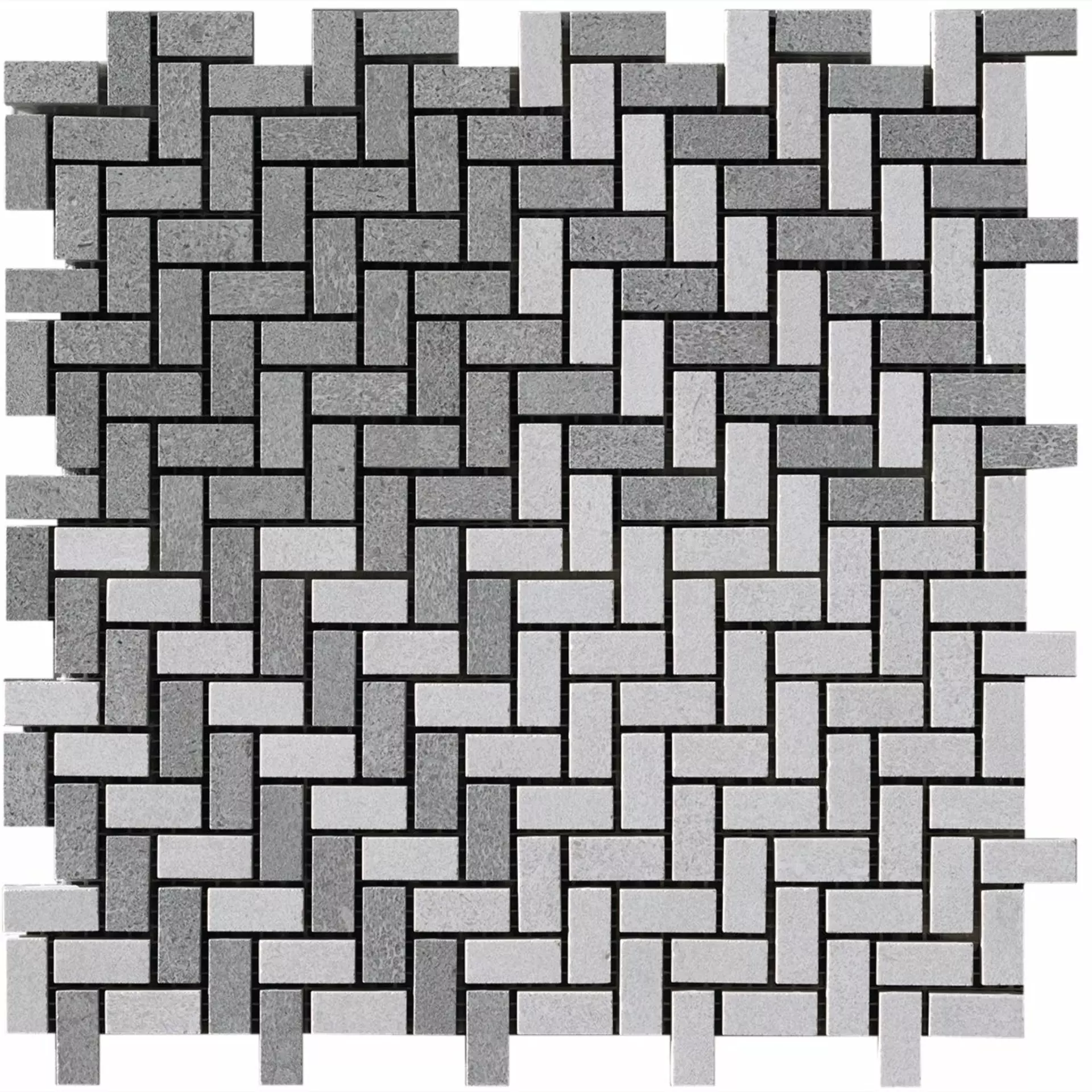 Casalgrande Cemento Antracite – Grigio Rasato Mosaic Tessuto 3744462 25,1x25,1cm rectified