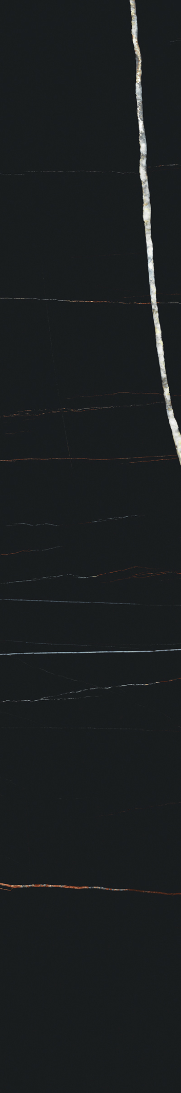 La Fabbrica Marmi Sahara Noir Lappato Sahara Noir 135075 gelaeppt 20x120cm rektifiziert 8,8mm