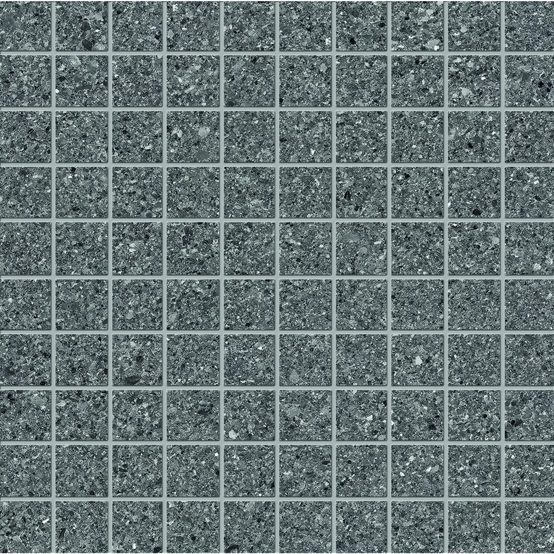 Ergon Grain Stone Fine Grain Dark Naturale Mosaic 3x3 E0TF 30x30cm 9,5mm