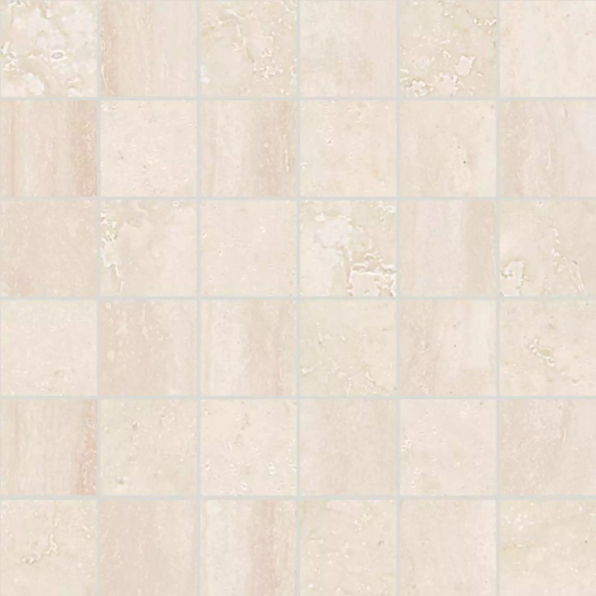 Sant Agostino Via Appia Ivory Natural Mosaic CSAMAVCI30 30x30cm rectified 10mm