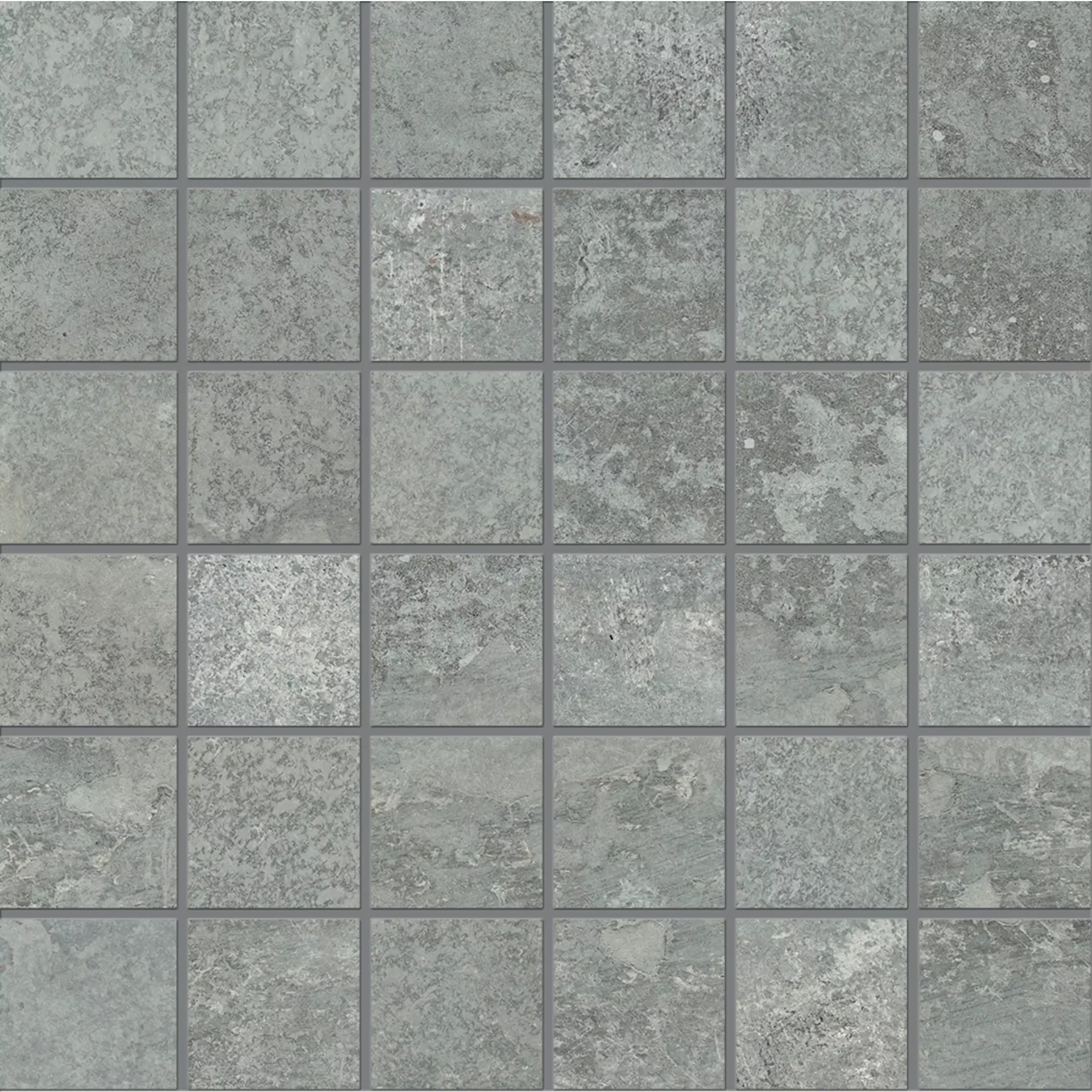 Viva Heritage Grey Naturale Grey EGTY natur 30x30cm Mosaik 5x5 9,5mm