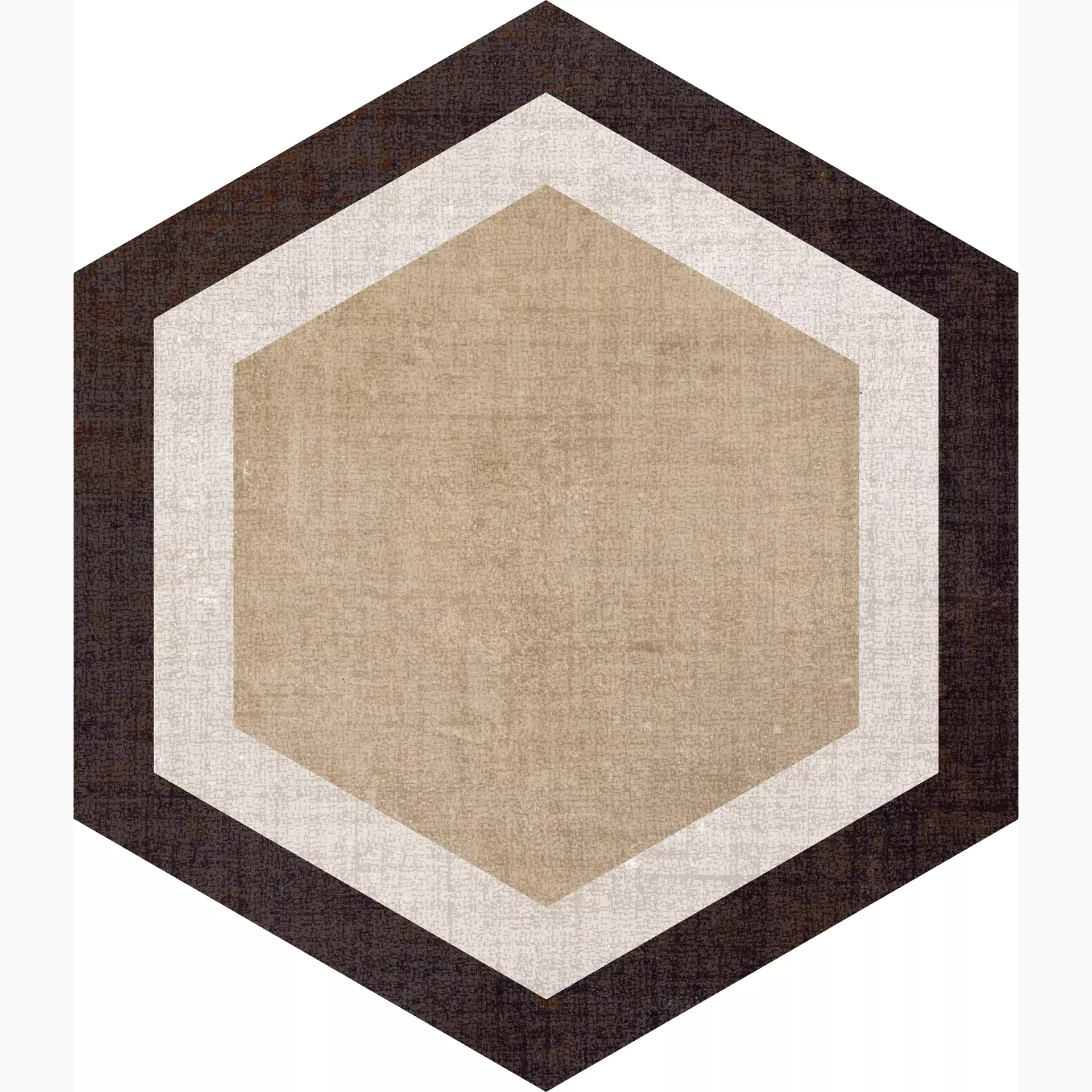 Marcacorona Textile Mix Naturale – Matt Mix D629 matt natur 21,6x25cm Esagona Versione C 9mm