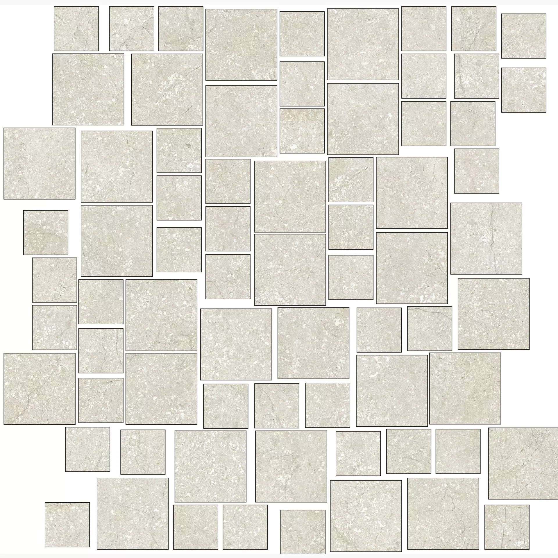Florim Stone Life Cotton Naturale – Matt Decor Blocks 779344 33,5x37cm 6mm