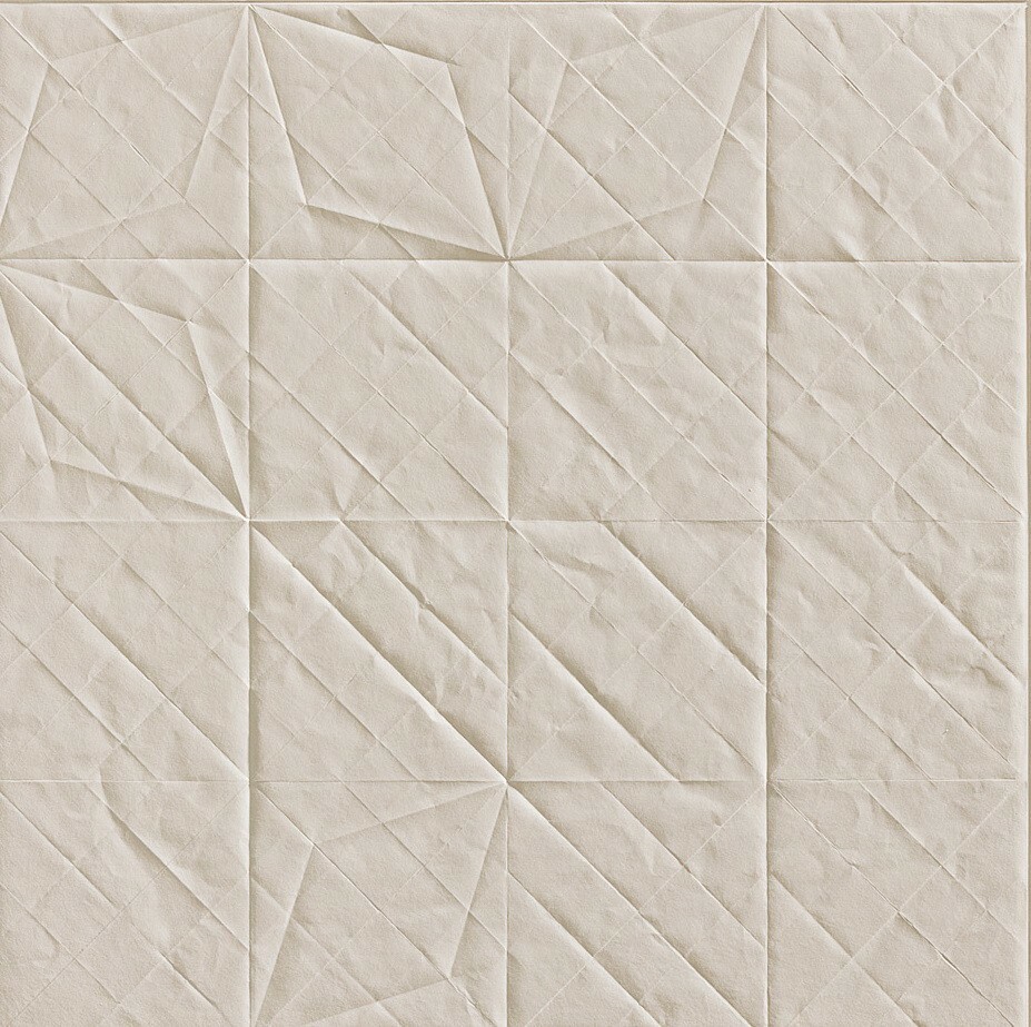 Mutina Folded Bianco Bianco REFO01 struktur 60x60cm 10mm