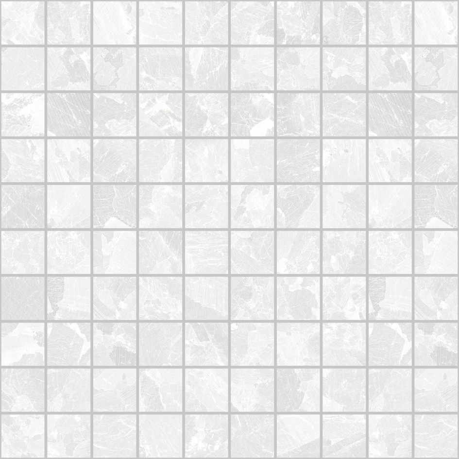 41zero42 Solo White Natural – Matt Mosaik 4100545 30x30cm rektifiziert 9mm