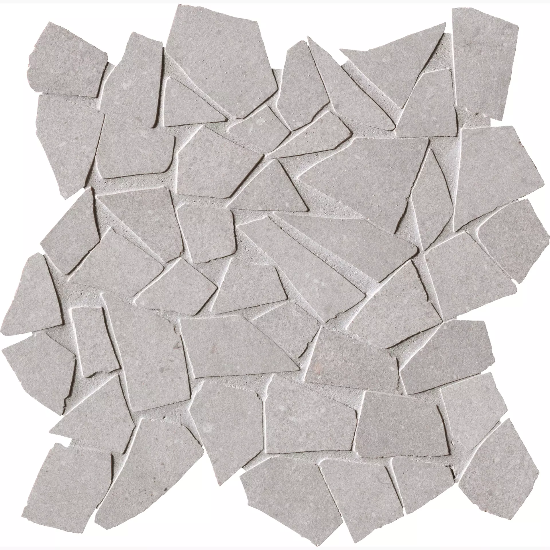 FAP Nux Grey Anticato Grey fOQO antiquiert 30x30cm Mosaik Schegge